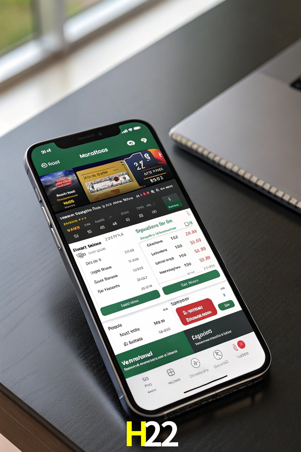Baixe o aplicativo H22 para jogar a qualquer momento